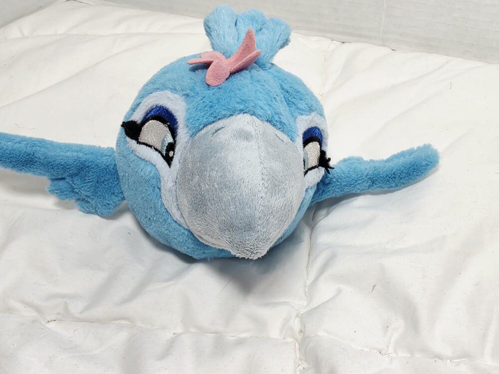 Rio 2 Jewel 5" Angry Birds Plush Stuffed Animal Retired Discontinued Blie Parrot
